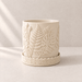 Botanical Relief Planter with Drainage Option | Canopy