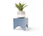 “Apex” pot table stand with potted plant