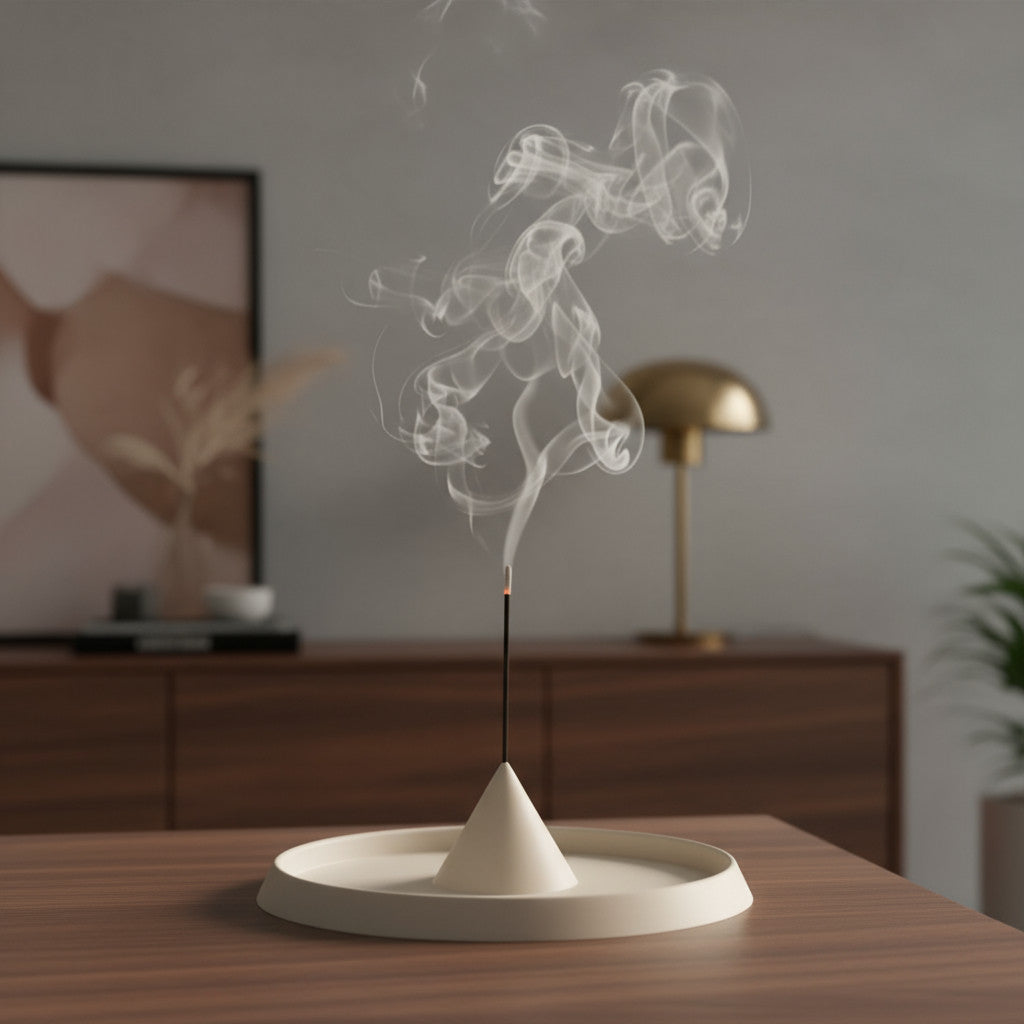 Tao incense holder, front view