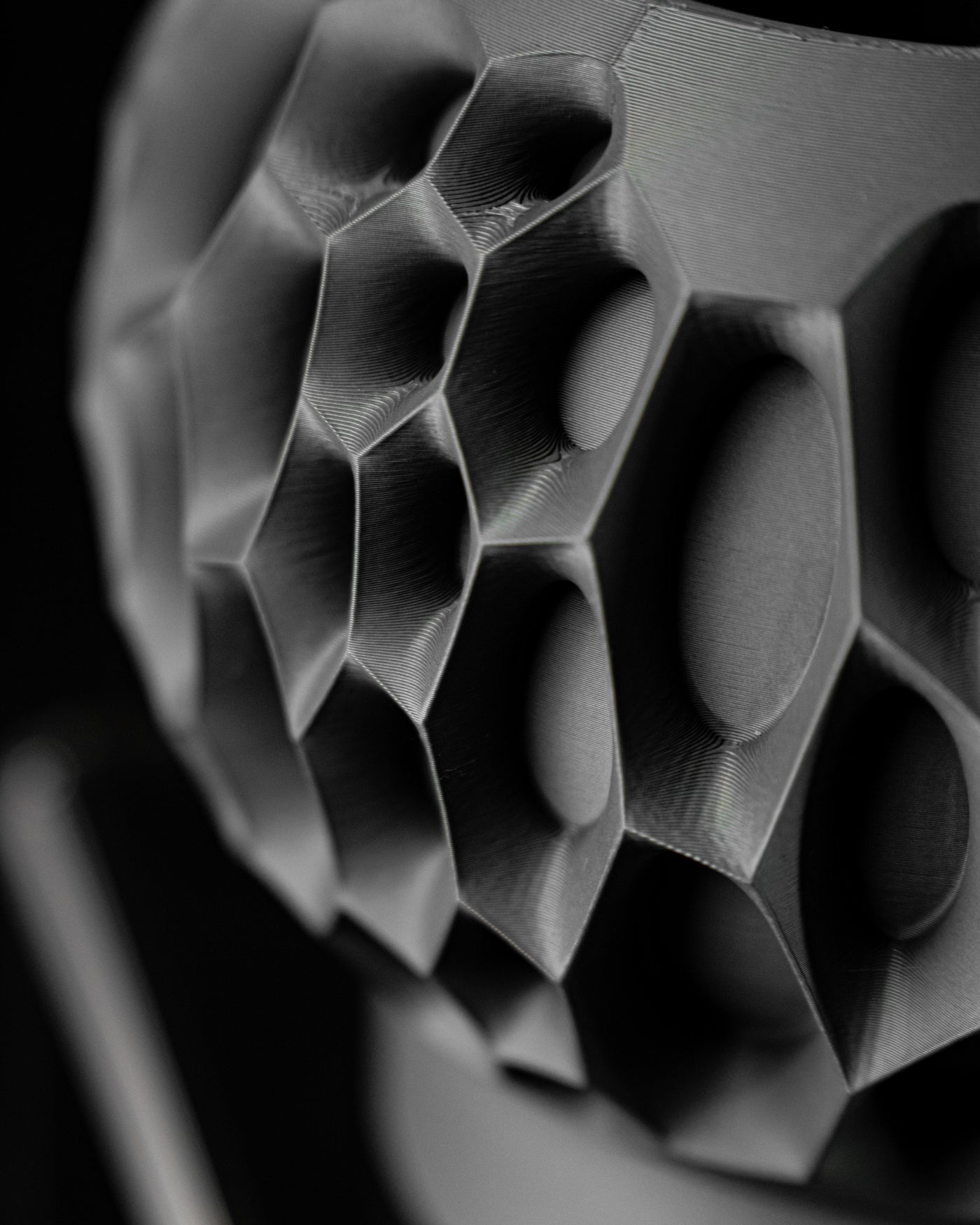Virus sculptural indoor planter, product view 3