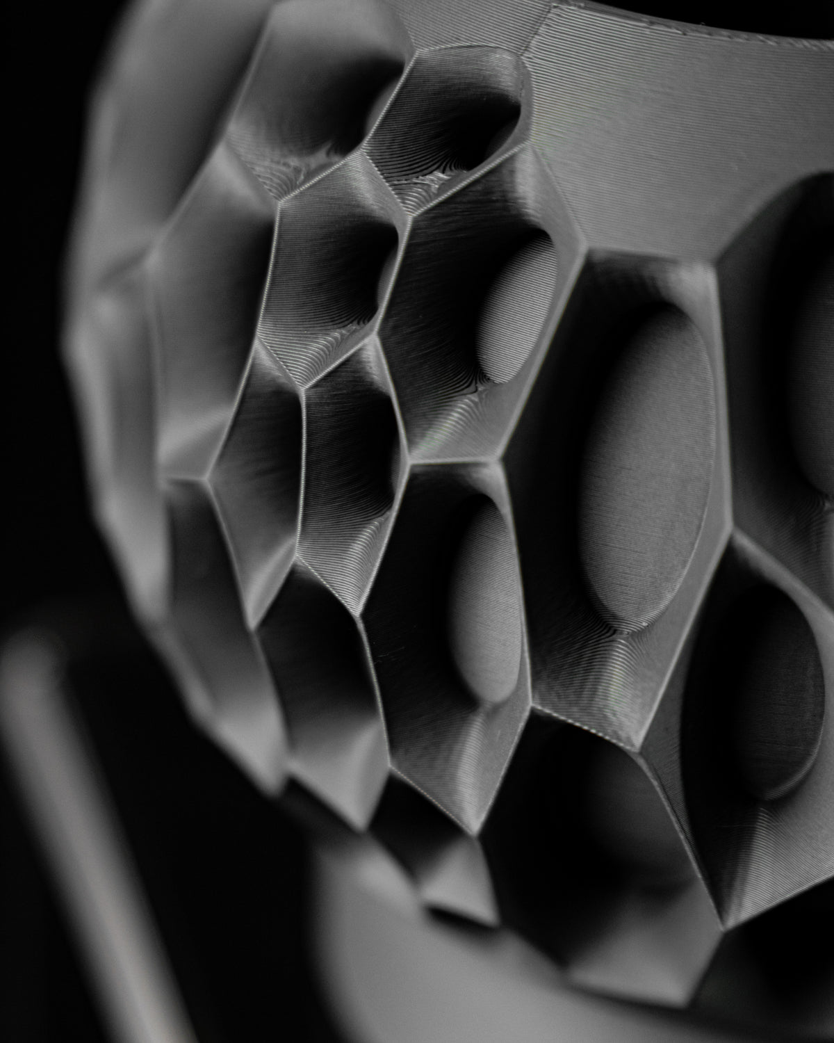 Virus sculptural indoor planter, product view 3
