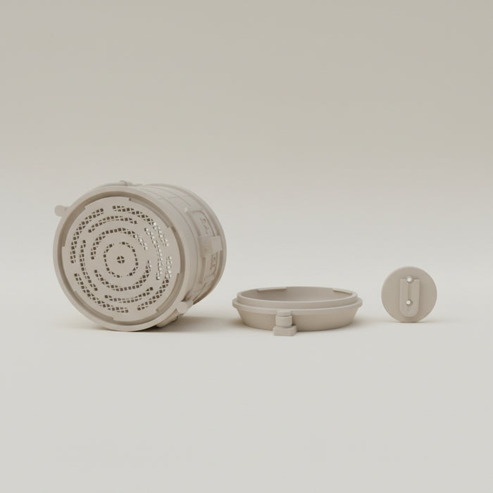 Custom Text/Color Wall Planter Pot – Industrial 3D Printed Personalized Plant Pot "Hazard"