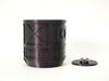 Mech Pod wall planter in Galaxy Fuchsia with industrial panel details and round wall mount