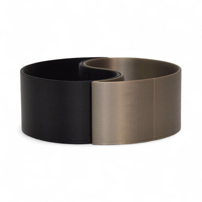 Planter Pot "Yin-Yang" with Drainage | Modern 3D Printed Dual Plant Indoor Decor