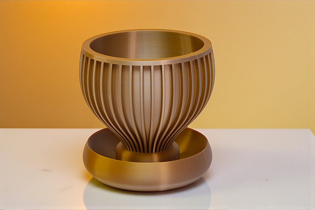 Planter Pot "Yin" eco-friendly, drainage |  color & size options