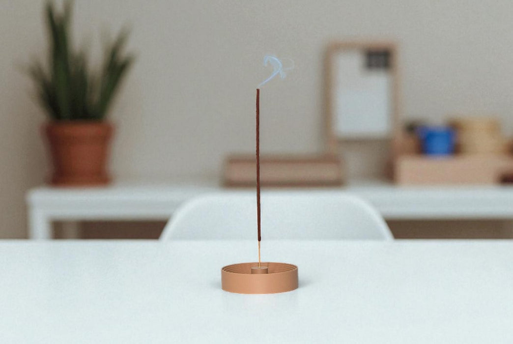 Minimalist Incense Holder "Zen Ring"–Vertical Ash Catcher,3D-Printed Stand for Incense Sticks,Modern Home Decor,Meditation & Relaxation Gift
