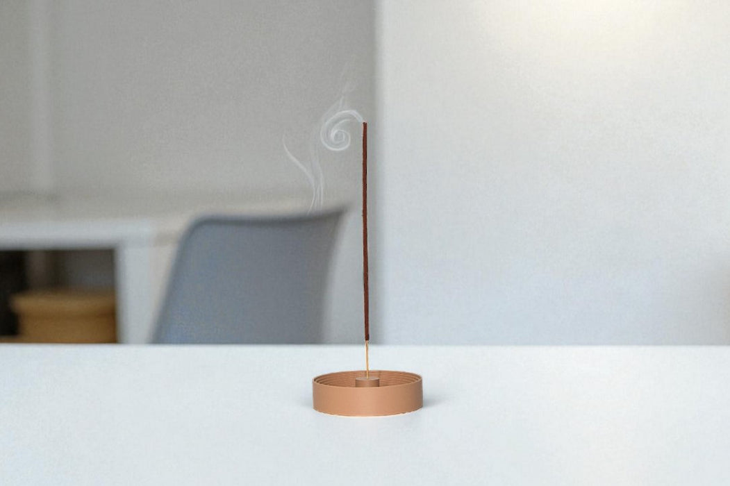 Minimalist Incense Holder "Zen Ring"–Vertical Ash Catcher,3D-Printed Stand for Incense Sticks,Modern Home Decor,Meditation & Relaxation Gift
