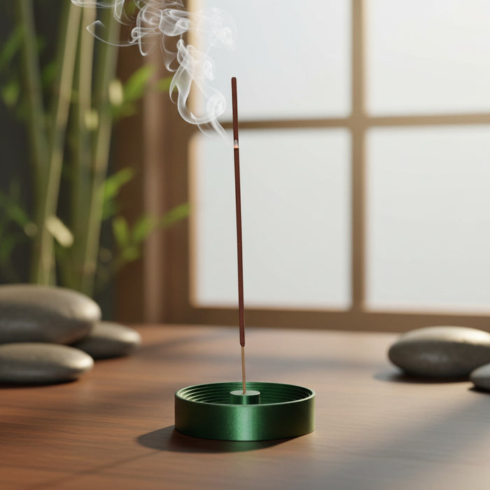 Minimalist Incense Holder "Zen Ring"–Vertical Ash Catcher,3D-Printed Stand for Incense Sticks,Modern Home Decor,Meditation & Relaxation Gift