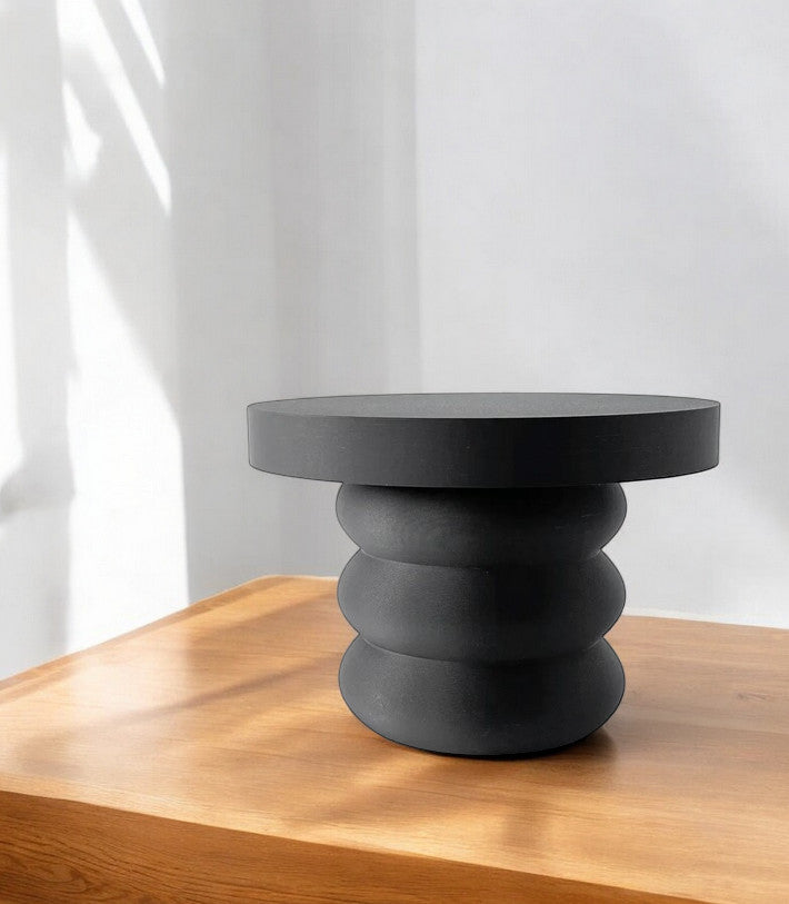 Arik modern plant pot riser with sculptural pedestal form