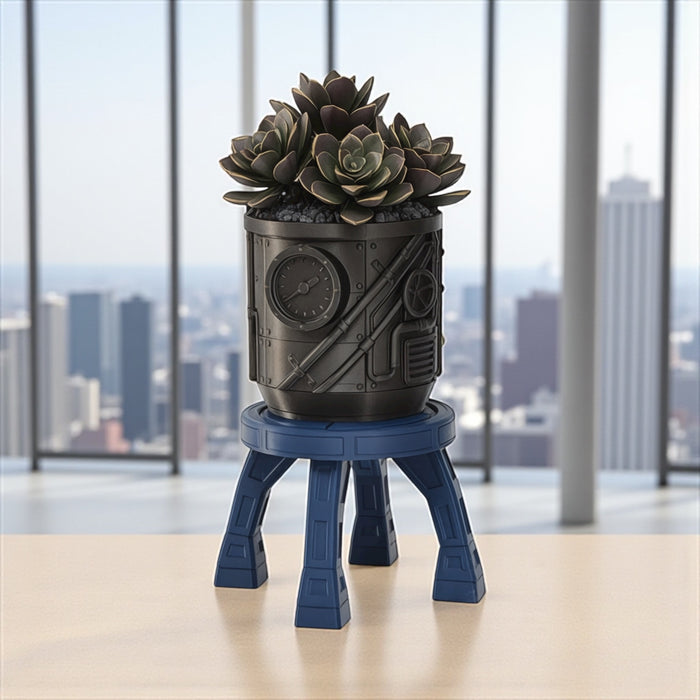 Astro Stand – 3D Printed Plant Stand with Futuristic Design