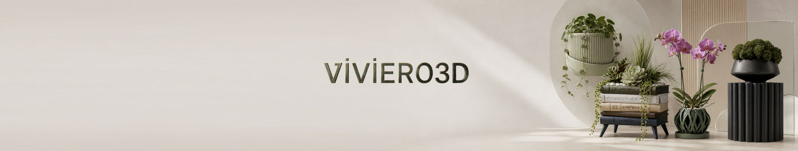 Viviero3D modern indoor planters, vases and plant stands
