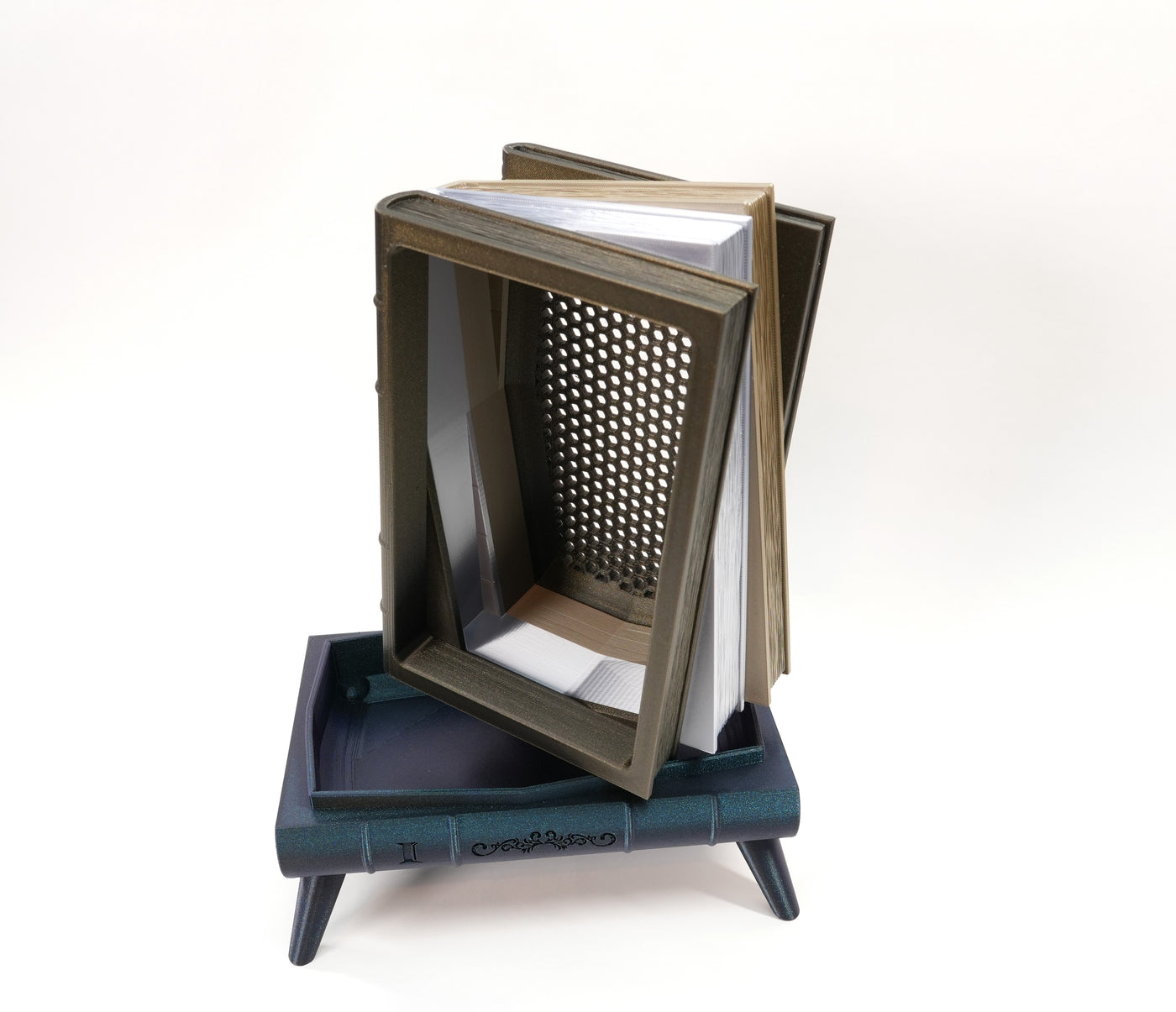 Orven 5 indoor book planter with four angled legs