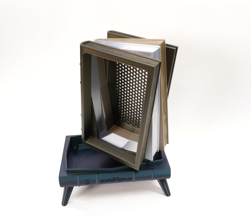 Orven 5 indoor book planter with four angled legs