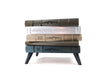 Custom book planter with legs Orven 5 in a five-book design