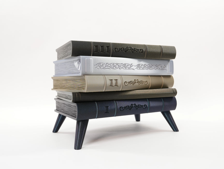 Orven 5 book-shaped planter with elevated leg design for indoor plants
