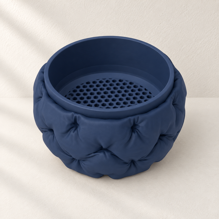 Sculpted Padded Bonsai Planter with Drainage Option | Kivu
