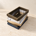 Orven 4 book planter with detailed stacked hardcover details and integrated top opening