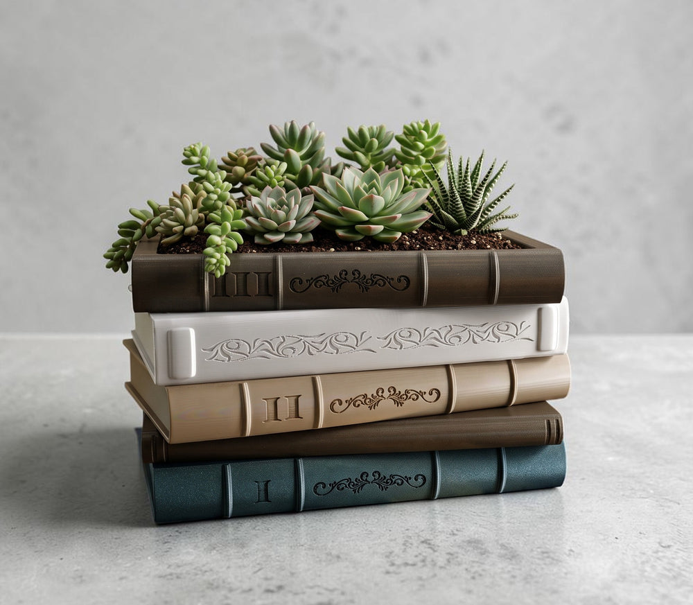 Book Stack Planter "Orven"