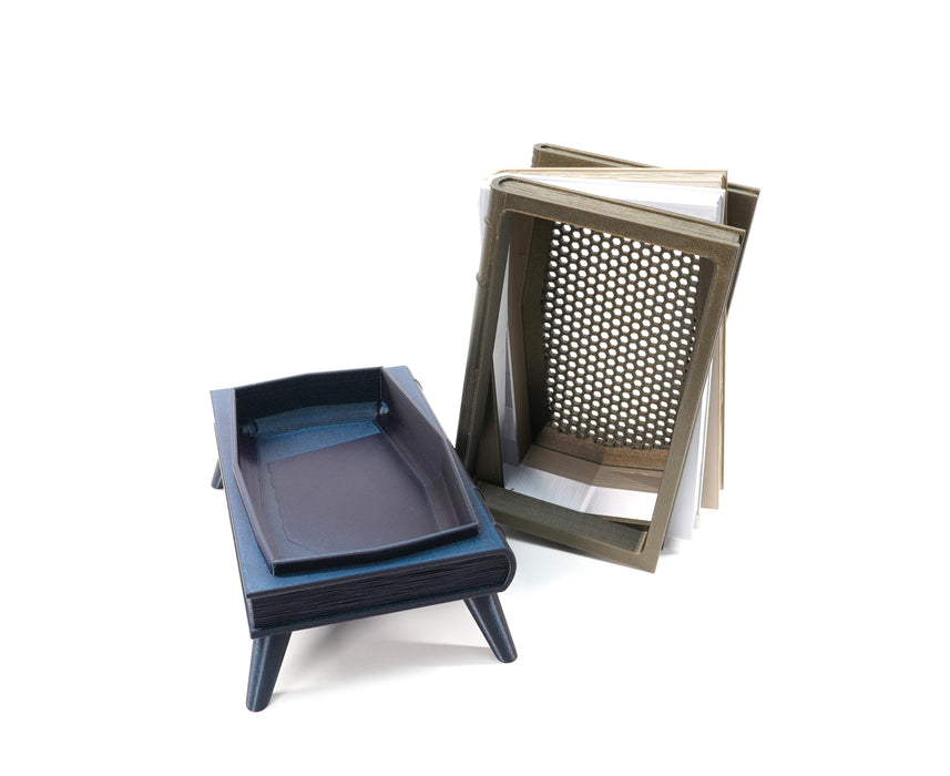 Personalized Book Planter with Legs "Orven 6" | Custom Text & Colors