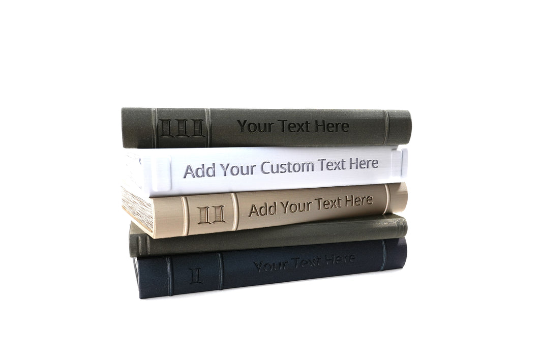 Personalized Book Planter “Orven 6” | Custom Text & Colors