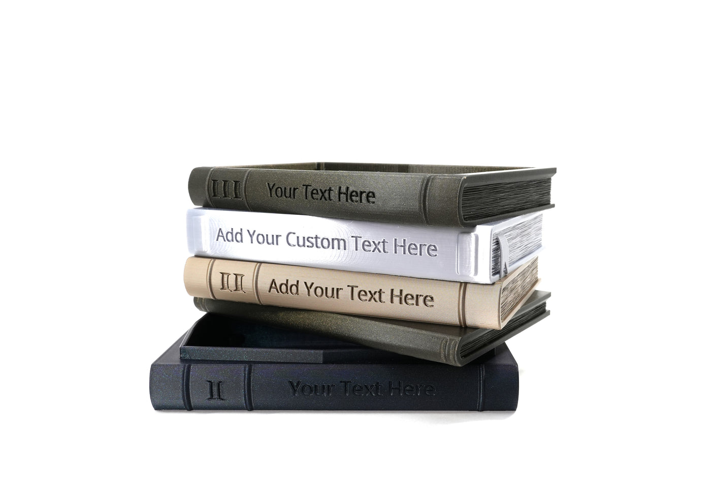 Personalized Book Planter “Orven 6” | Custom Text & Colors