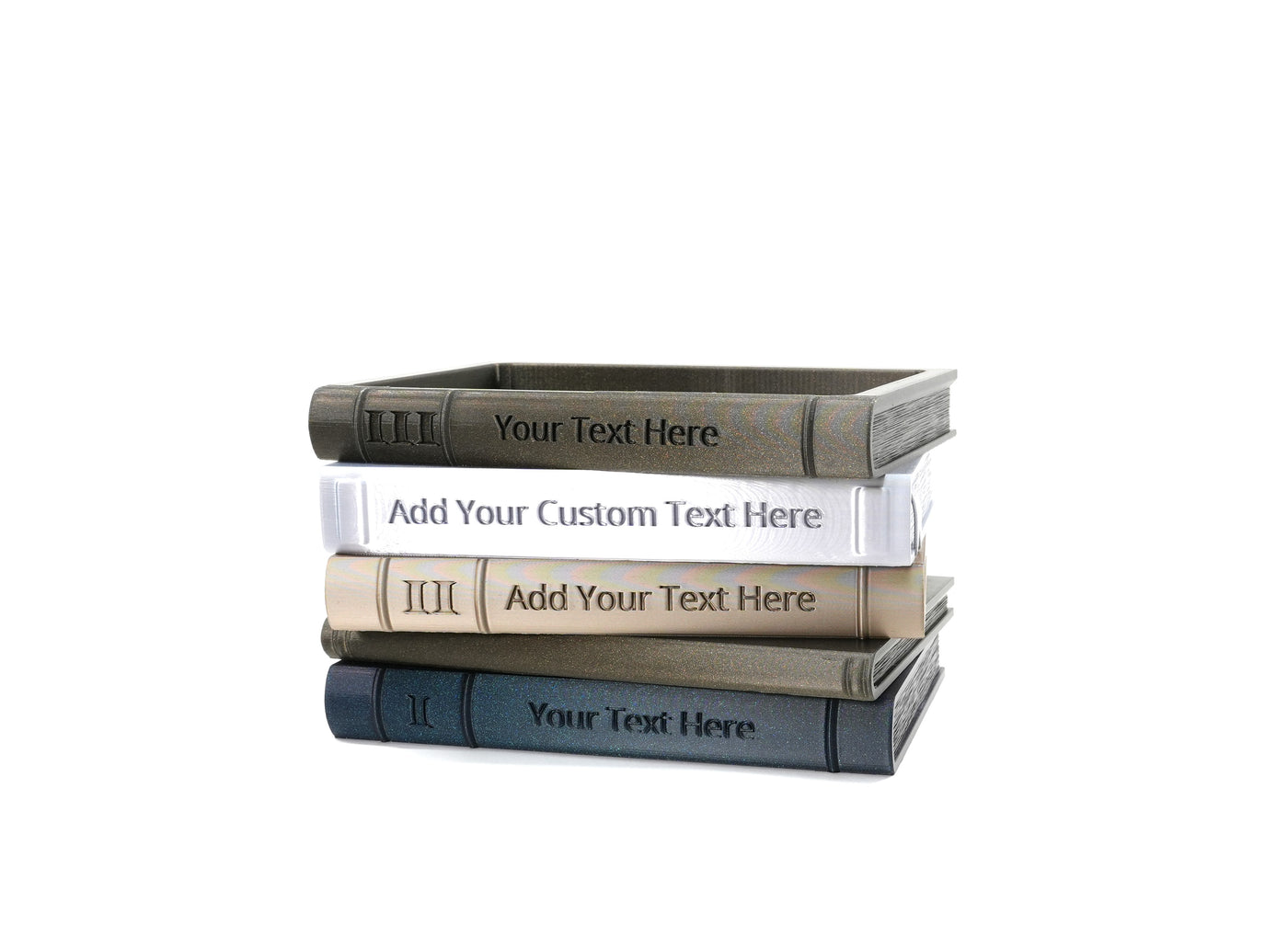 Personalized Book Planter “Orven 6” | Custom Text & Colors