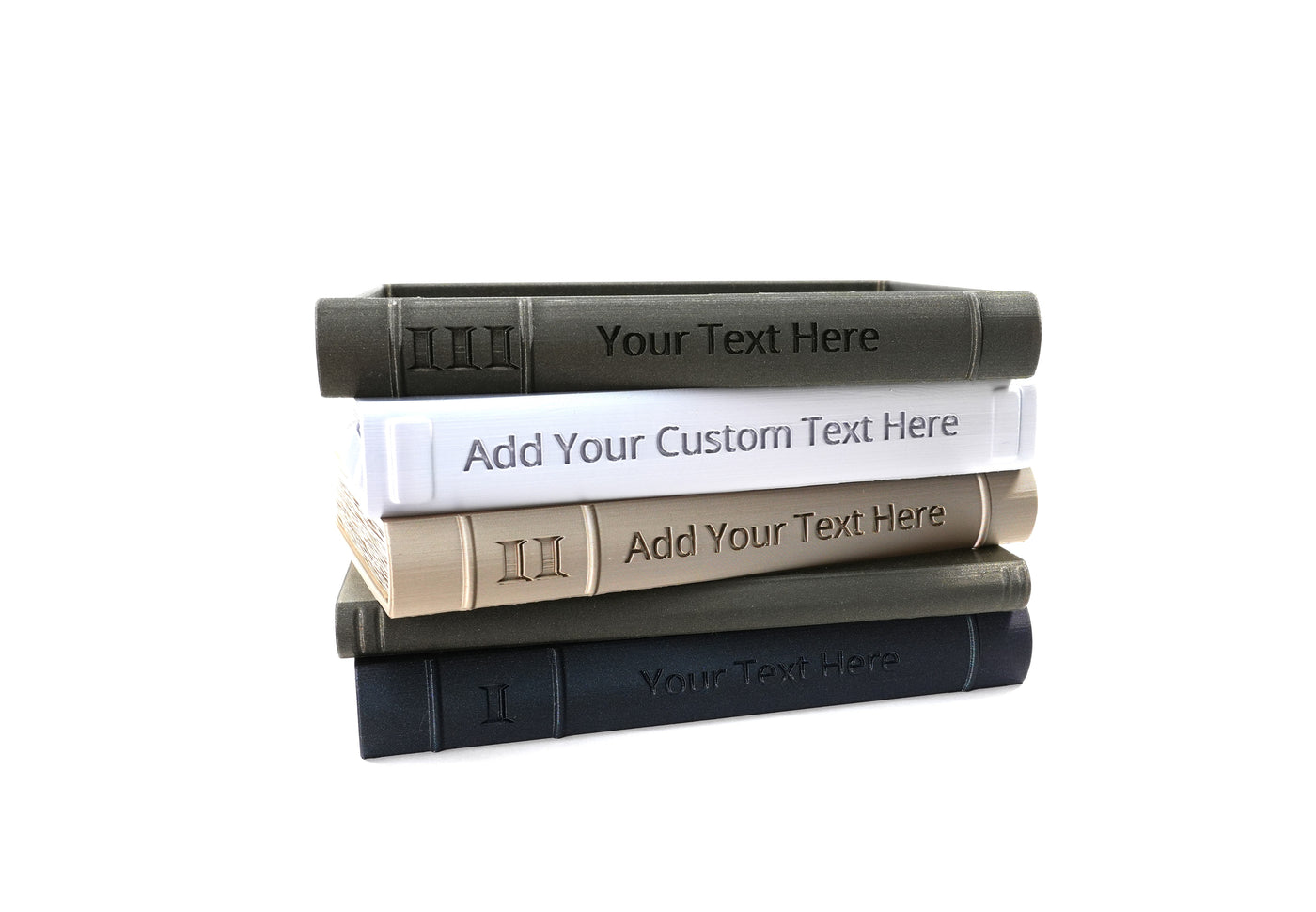 Personalized Book Planter “Orven 6” | Custom Text & Colors