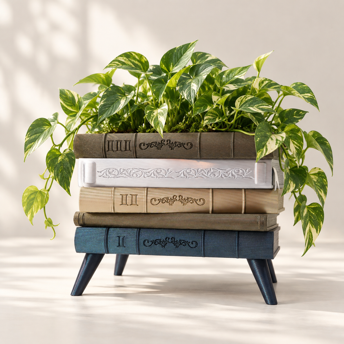 Book Planter with Legs