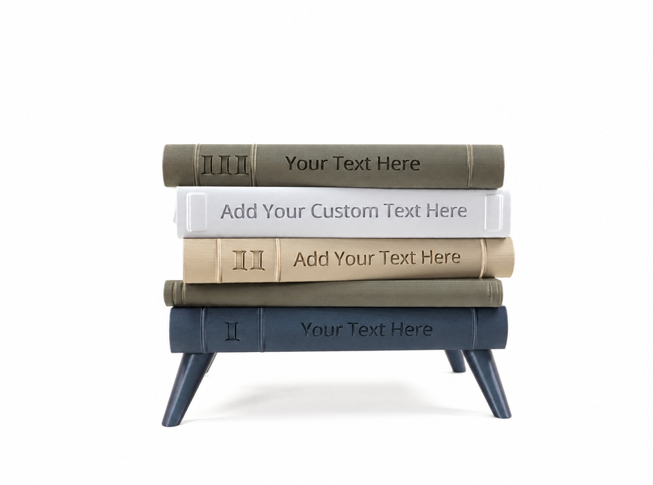 Personalized Book Planter with Legs “Orven 6” | Custom Text — product image 5