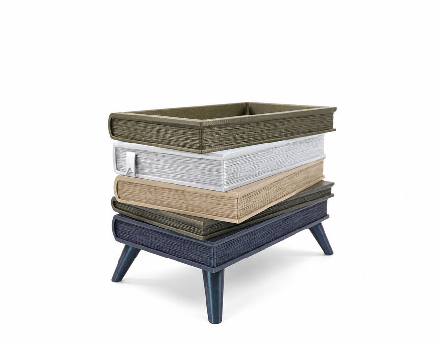 Personalized Book Planter with Legs “Orven 6” | Custom Text — product image 8