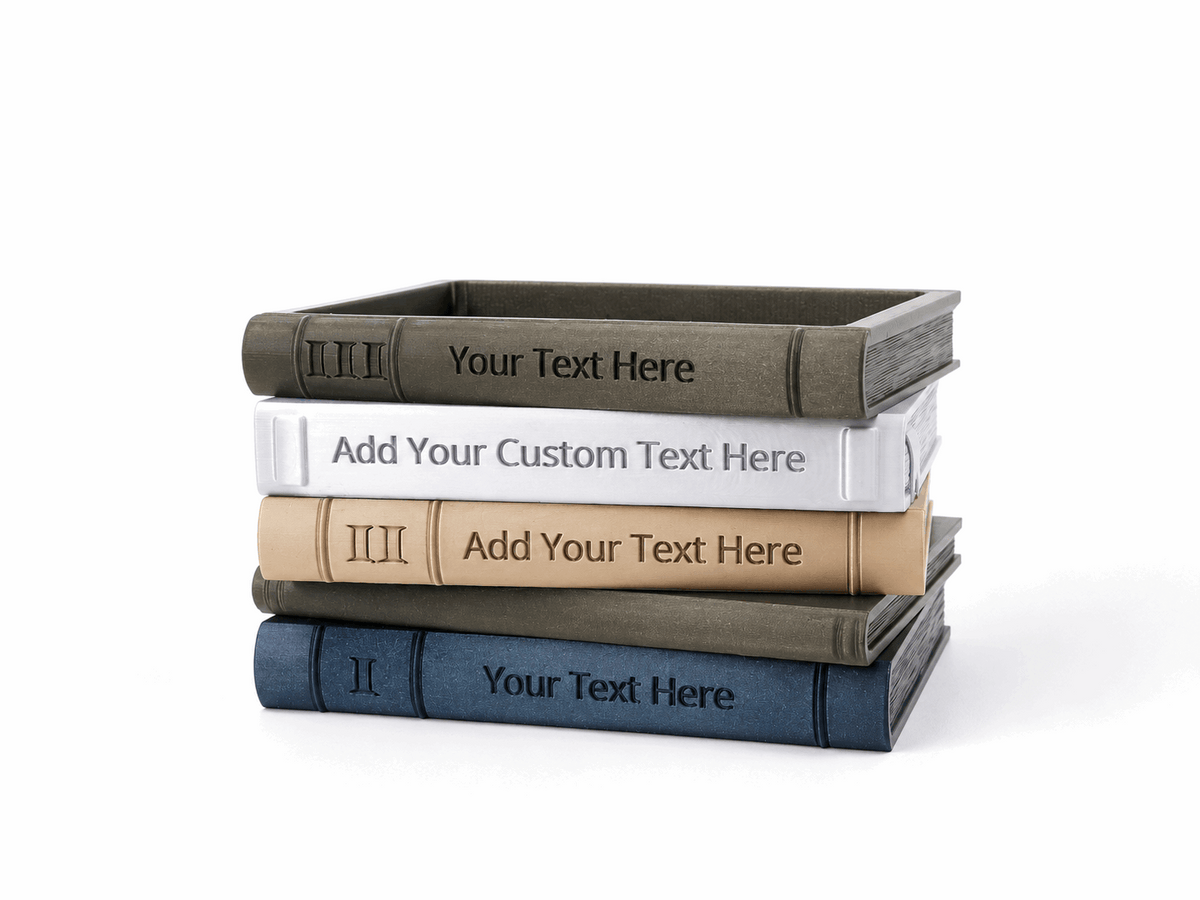 Personalized Book Planter “Orven 6” | Custom Text & Colors — product image 4