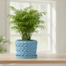 "Braido" Weave Planter – 3D Printed Braided Flower Pot with Drainage + Saucer | Modern Terracotta Planter for Succulents or Houseplants