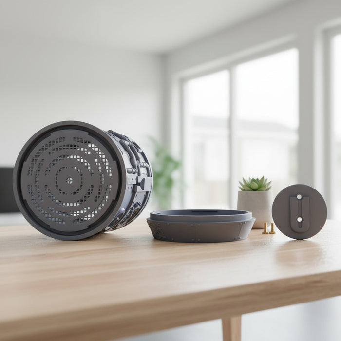 Wall Planter with Industrial Details "Brassel"