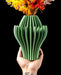Calyra botanical flower vase with ribbed central bud and outer petals