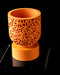 Cella lattice planter angled view showing smooth inner vessel