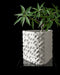 Cobble II indoor planter styled with plant