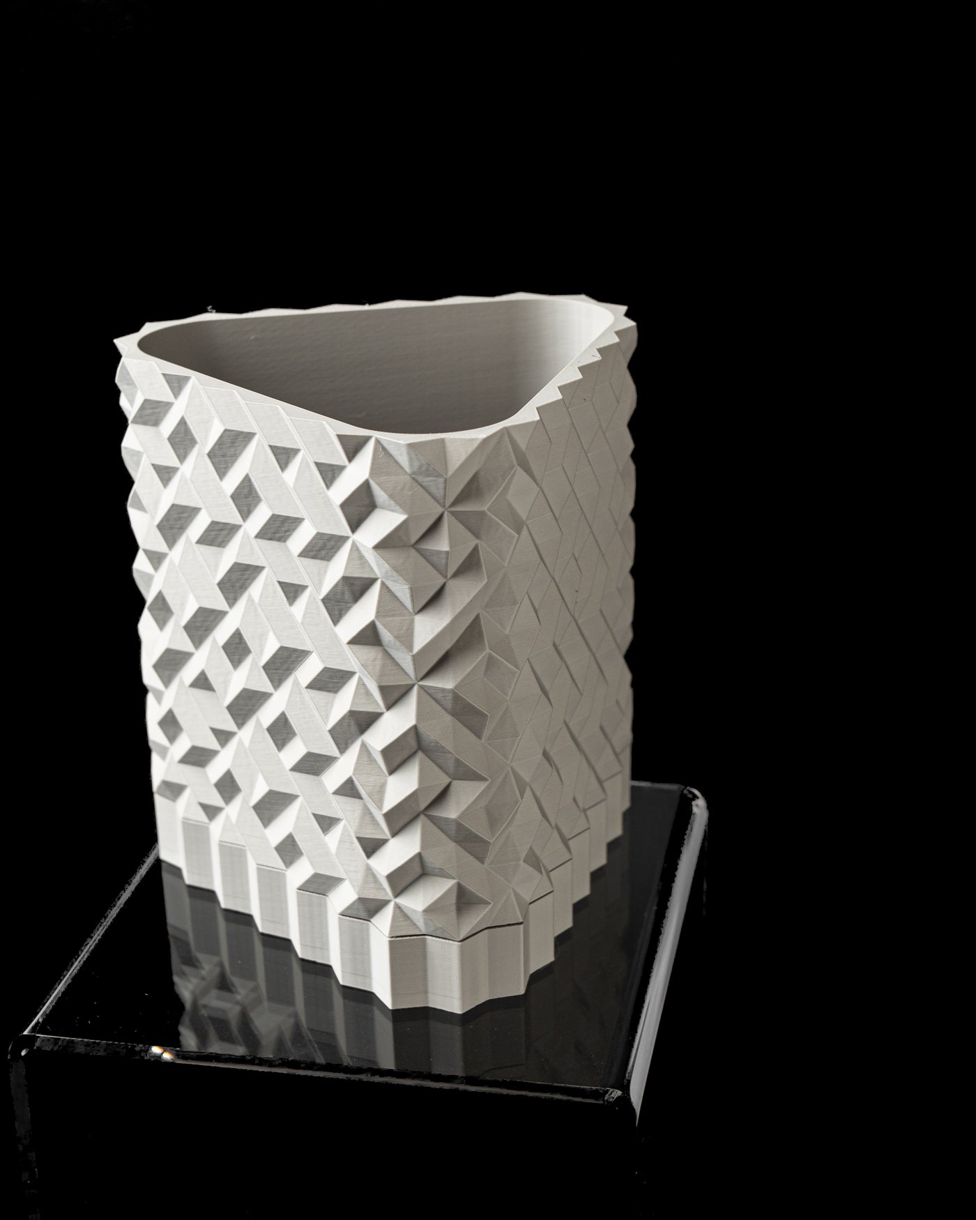 Cobble II geometric planter product view
