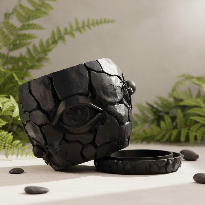 3D Printed "Cragma" Planter – Modern Sculptural Pot for Indoor Plants