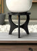 CurveLift curved-leg plant stand for indoor planters, front view