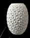 DiStar geometric textured vase, close front view