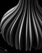 Close-up of Dove vase deep vertical flutes