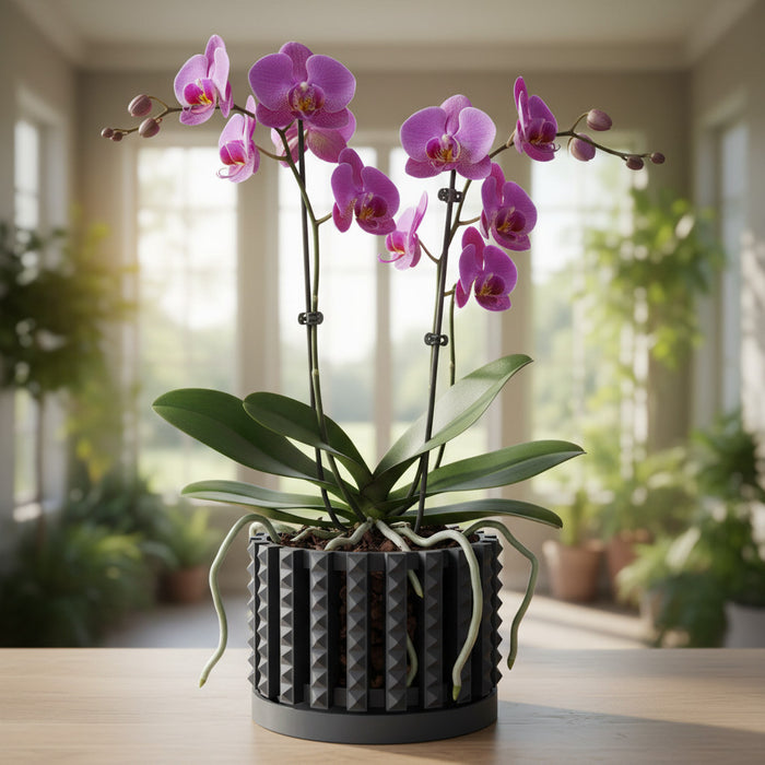 Orchid Pot "Farne" eco-friendly, drainage |  color & size options