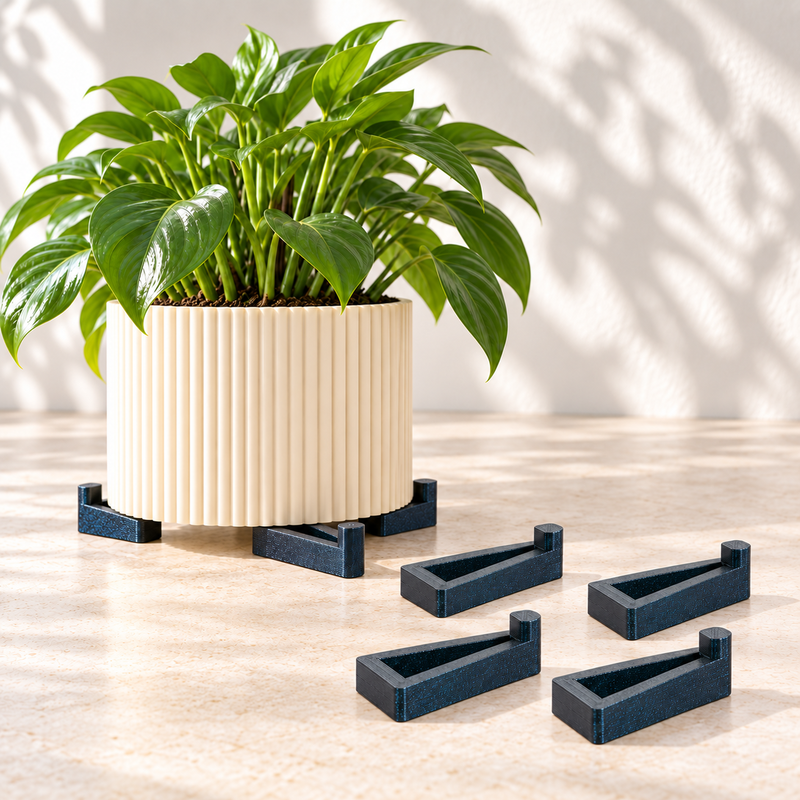 Plant Pot Risers — Triangular Pot Feet in 3 Sizes | Fermo