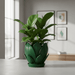 3D Printed Petal Planter | Floral Design Succulent Pot | Nature Inspired Planter — "Florenn"· by Viviero3D