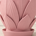 Florenn 3D printed sculptural planter highlighting layered petal form around the planting opening