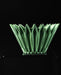Front view of Florix sculptural indoor planter with pointed petal fins