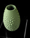 Gato sculptural vase angled view showing narrow opening