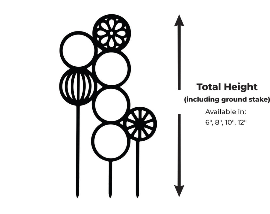 3D Printed Plant Support "Circa" | Modern Geometric Trellis | Minimalist Eco Plant Accessory