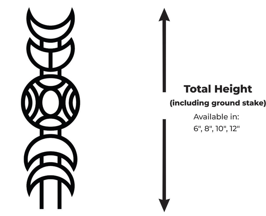 Modern Plant Trellis "Astra" – Moon Phase Climbing Support