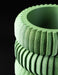 Koro LUX planter close-up showing deep vertical fluting